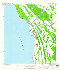 Port St. Joe 1943 topographic map thumbnail