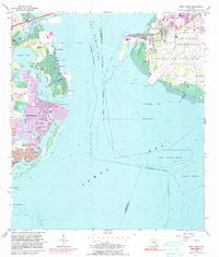Port Tampa 1956 topographic map thumbnail