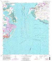 Port Tampa 1956 topographic map thumbnail