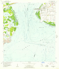 Port Tampa 1956 topographic map thumbnail