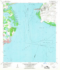 Port Tampa 1956 topographic map thumbnail