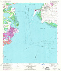 Port Tampa 1956 topographic map thumbnail
