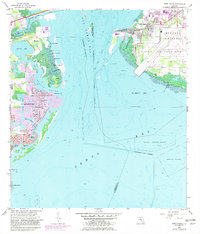Port Tampa 1956 topographic map thumbnail