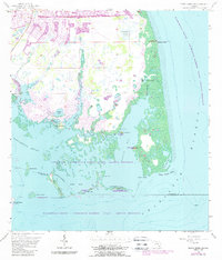 Punta Gorda Sw 1957 topographic map thumbnail