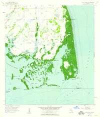 Punta Gorda SW 1957 topographic map thumbnail