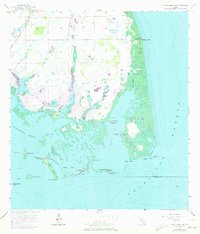 Punta Gorda SW 1957 topographic map thumbnail