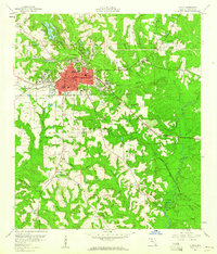 Quincy 1959 topographic map thumbnail