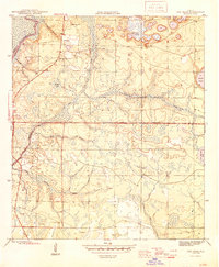 Red Head 1945 topographic map preview