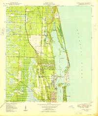 Riviera Beach 1949 topographic map thumbnail