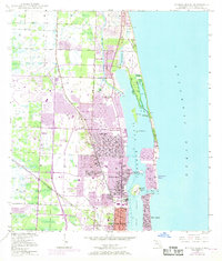 Riviera Beach 1946 topographic map thumbnail