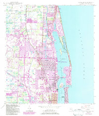 Riviera Beach 1946 topographic map thumbnail