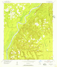 Rock Bluff 1955 topographic map thumbnail