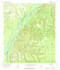 Rock Bluff 1955 topographic map thumbnail