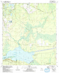Rodman 1993 topographic map thumbnail
