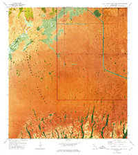 Royal Palm Ranger Station SE 1967 topographic map thumbnail