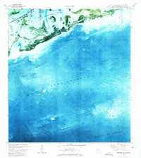 Saddlebunch Keys 1972 topographic map thumbnail