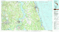 Saint Augustine 1981 topographic map thumbnail