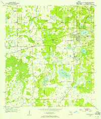 San Antonio 1954 topographic map thumbnail