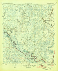Sanborn 1945 topographic map thumbnail