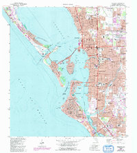 Sarasota 1973 topographic map thumbnail