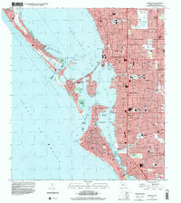 Sarasota 1994 topographic map thumbnail