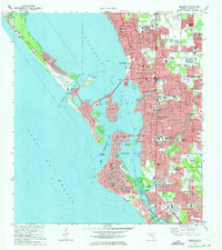 Sarasota 1973 topographic map thumbnail