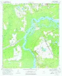 Satsuma 1968 topographic map preview