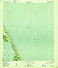 Sebastian NW 1951 topographic map thumbnail