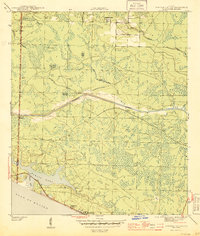 Seminole Hills 1944 topographic map thumbnail