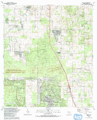 Shady 1991 topographic map thumbnail
