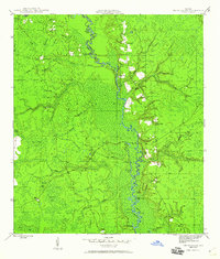 Smith Creek 1945 topographic map thumbnail