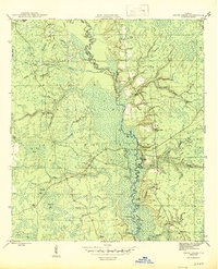 Smith Creek 1945 topographic map thumbnail