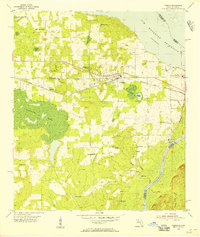 Sneads 1954 topographic map preview