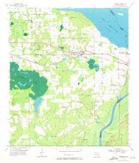 Sneads 1954 topographic map thumbnail