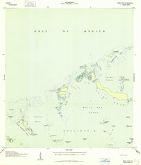 Snipe Keys 1943 topographic map thumbnail
