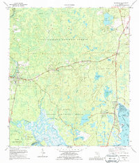 Sopchoppy 1972 topographic map thumbnail