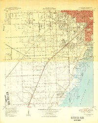 South Miami 1950 topographic map thumbnail