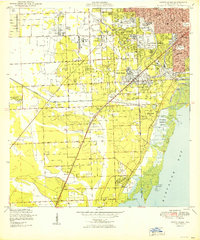 South Miami 1950 topographic map thumbnail