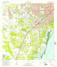 South Miami 1956 topographic map thumbnail