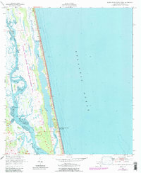South Ponte Vedra Beach 1952 topographic map thumbnail
