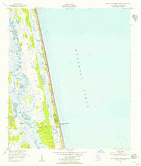 South Ponte Vedra Beach 1952 topographic map thumbnail