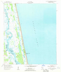 South Ponte Vedra Beach 1952 topographic map thumbnail