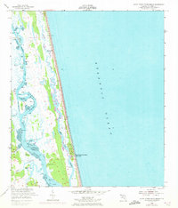 South Ponte Vedra Beach 1952 topographic map thumbnail