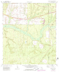 Spencer Flats 1973 topographic map thumbnail