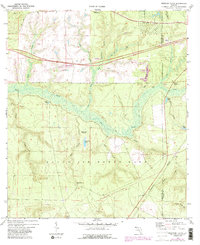 Spencer Flats 1973 topographic map thumbnail