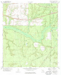 Spencer Flats 1973 topographic map thumbnail