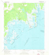 Spring Creek 1972 topographic map thumbnail