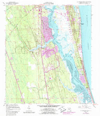 St. Augustine Beach 1956 topographic map thumbnail