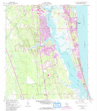 St. Augustine Beach 1956 topographic map thumbnail