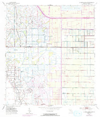 St. Johns Marsh South 1953 topographic map thumbnail